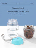 Dog Cat Portable Feeding and Watering Supplies Bottle