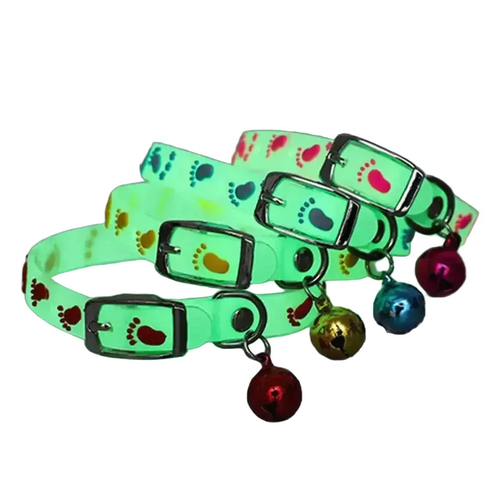 Glowing Cat Collar for Nighttime Safety — Paw 1pc
