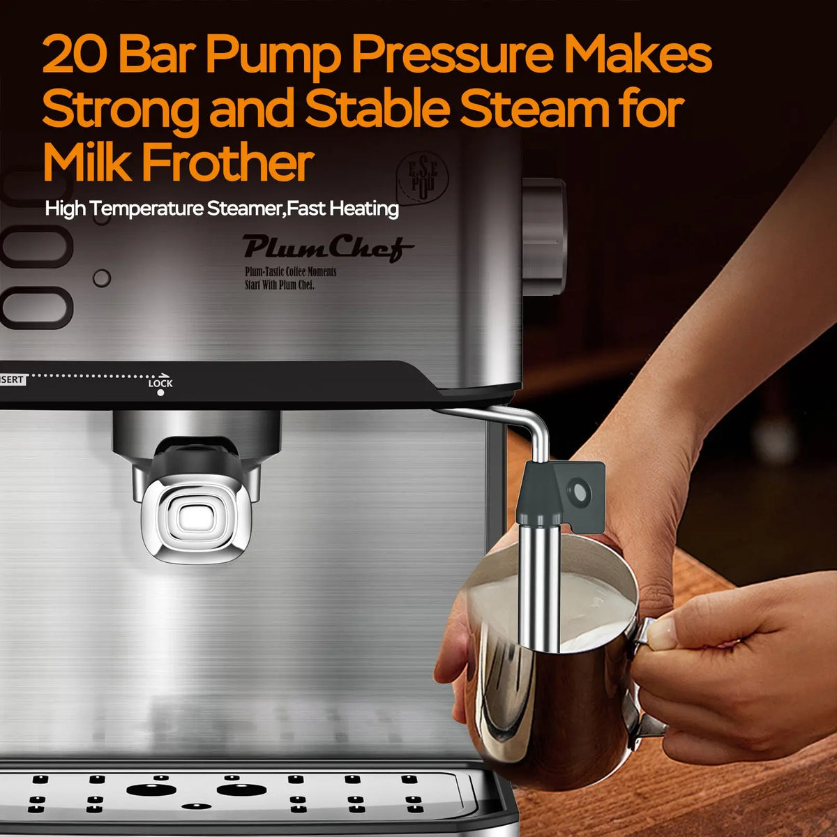 Espresso Machine Professional Compact Homehold Coffee — product view 7
