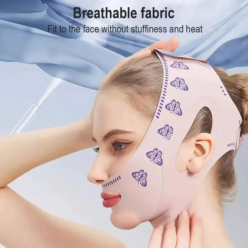 Double Deck Face Slimming Bandage And Lifting Belt