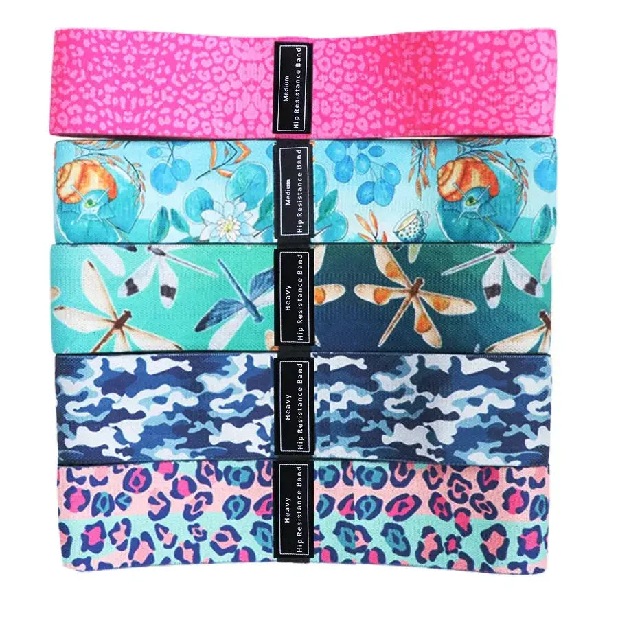 Non Slip Fabric Resistance Bands for Workout and Yoga