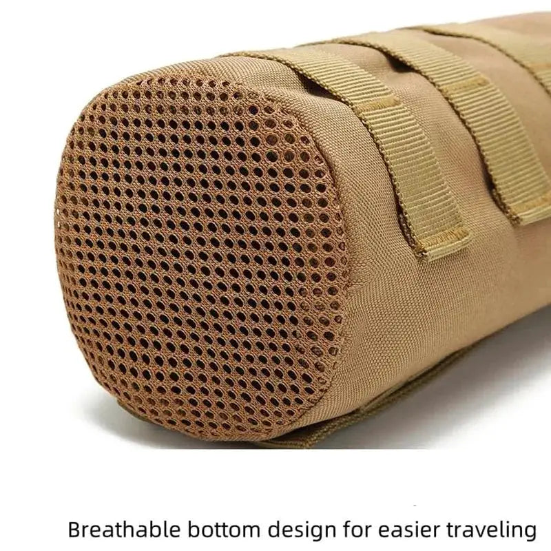 Durable Outdoor Water Bottle Holder Pouch Drawstring Closure