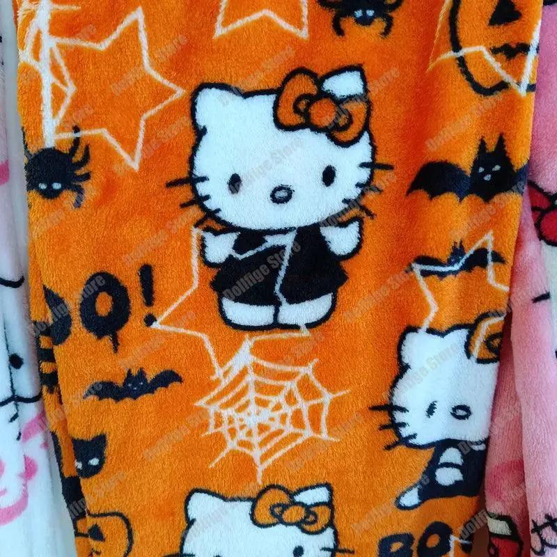 Cozy Hello Kitty Flannel Pajamas For Winter Comfort