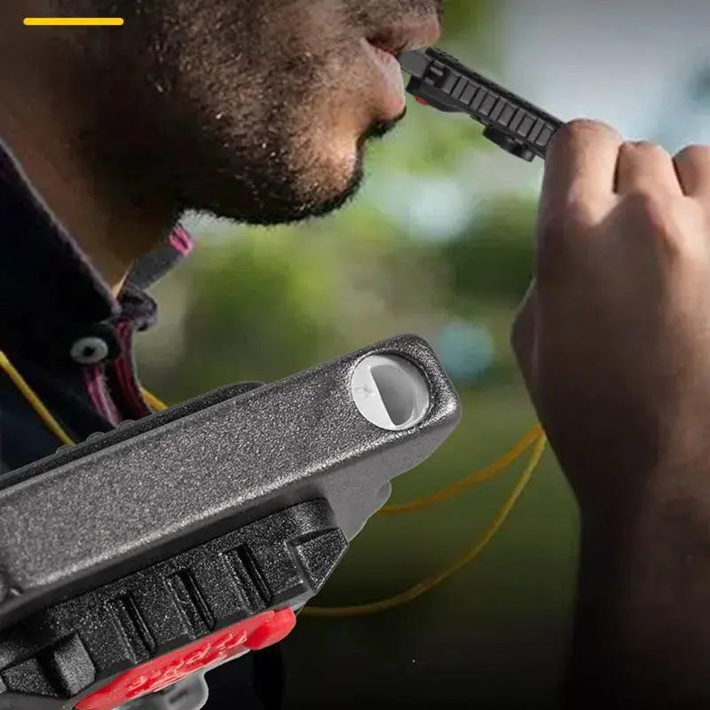 Illuminator Pro LED Keychain Flashlight Self Defense Whistle