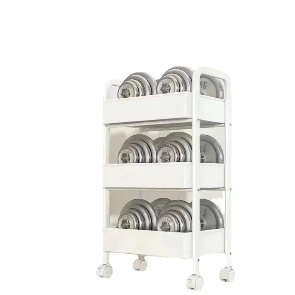 Household Multi Layer Small Cart Storage Rack With Wheels - OurLum.com