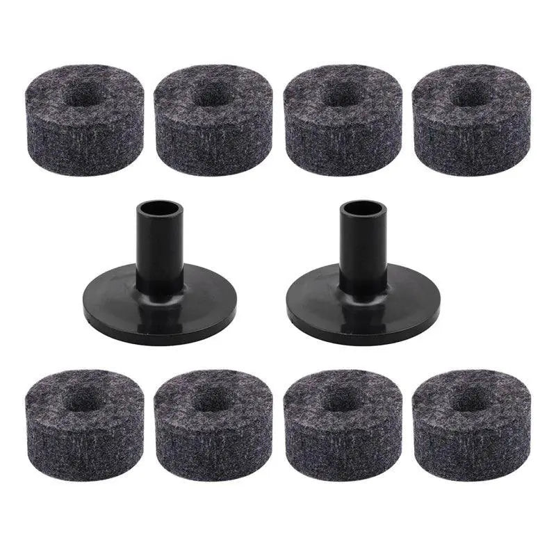 8 Pcs Cymbal Stand Felt Washer Sleeves Kit for Drums