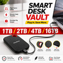 External SSD Hard Drive 2TB
