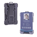 Badge Card Holder Carbon Fiber Wallet For Men Slim Design