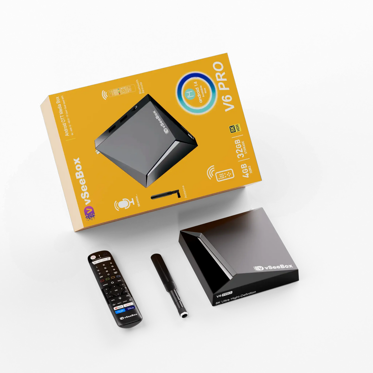 VSeeBox V6 Pro Android Streaming Box — product view 4
