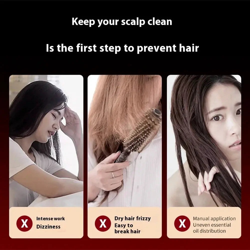 Electric Massage Comb Vibration Hair Growth Massager