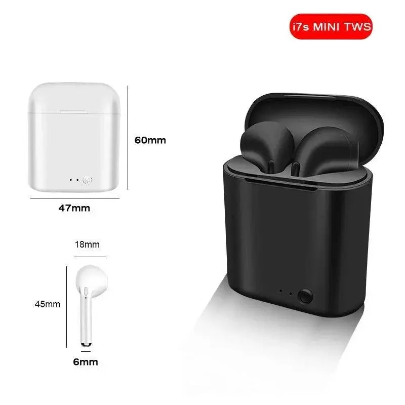 I7 Mini TWS Bluetooth Earbuds With Voice Alerts And Wireless