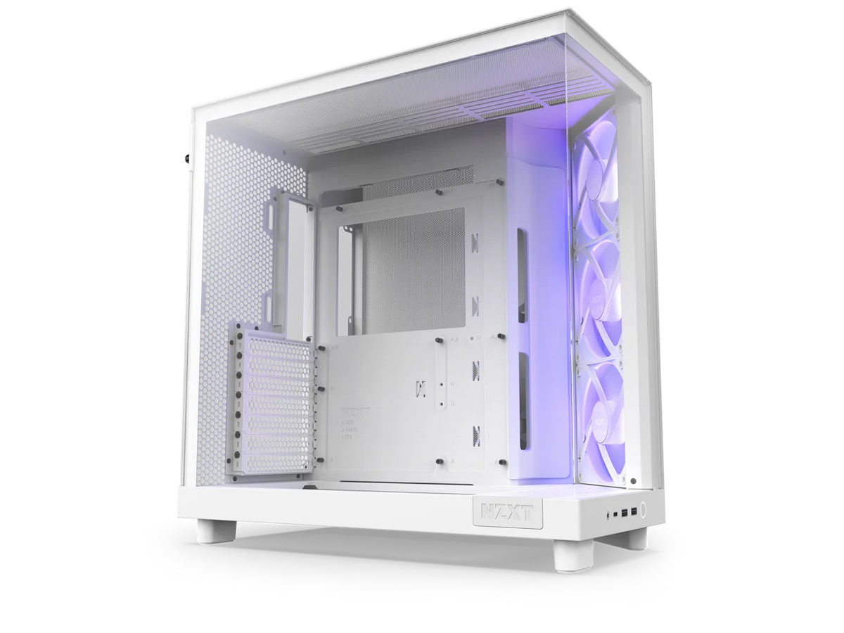 NZXT Flow RGB White Airflow Case — product view 4