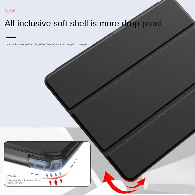 For Lenovo Xiaoxin Pad 11 2025 Case 11 inch TB335FC Magnetic Trifold Stand PU Leaher Silicone Soft Back Tablet Cover Funda Coque