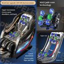 10D Dual Massage Chair with Heating Cape, SL Track, Zero Gravity, Leg & Foot Massage, Touch Screen & Bluetooth Audio
