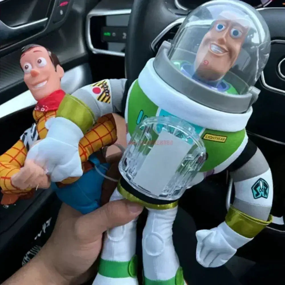 Toy Story Buzz Lightyear And Woody Rescue Plush Car Ornament