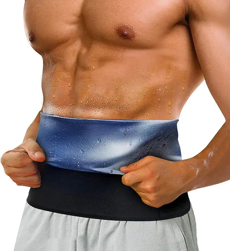 Qtree Men Slimming Body Shaper Sauna Sweat Belt Trainer