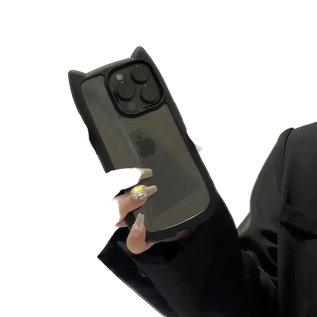 Cat Ear Case - Crystal Clear Protective Shield — product view 1