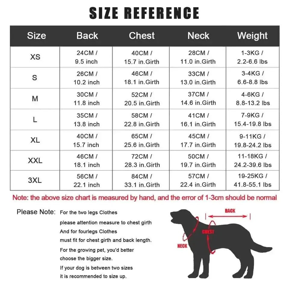 Winter Dog Jacket Reflective Warm Windproof Coat Chihuahua