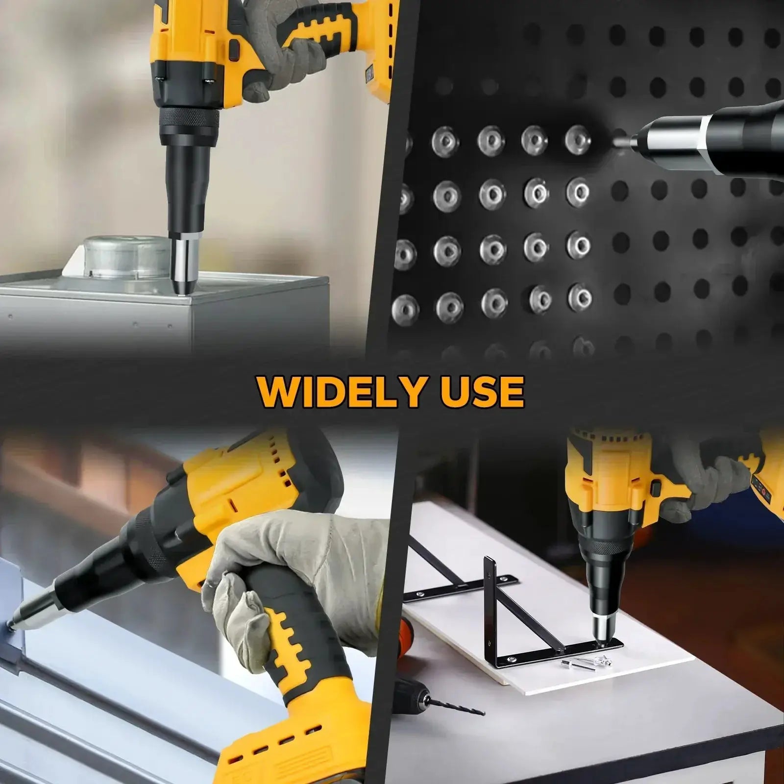 Brushless Cordless Rivet Gun 2.4 To 4.8 Mm 20V Battery