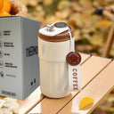 Smart Vacuum Cup With LED Temperature Display 316 Stainless Steel Office Mug