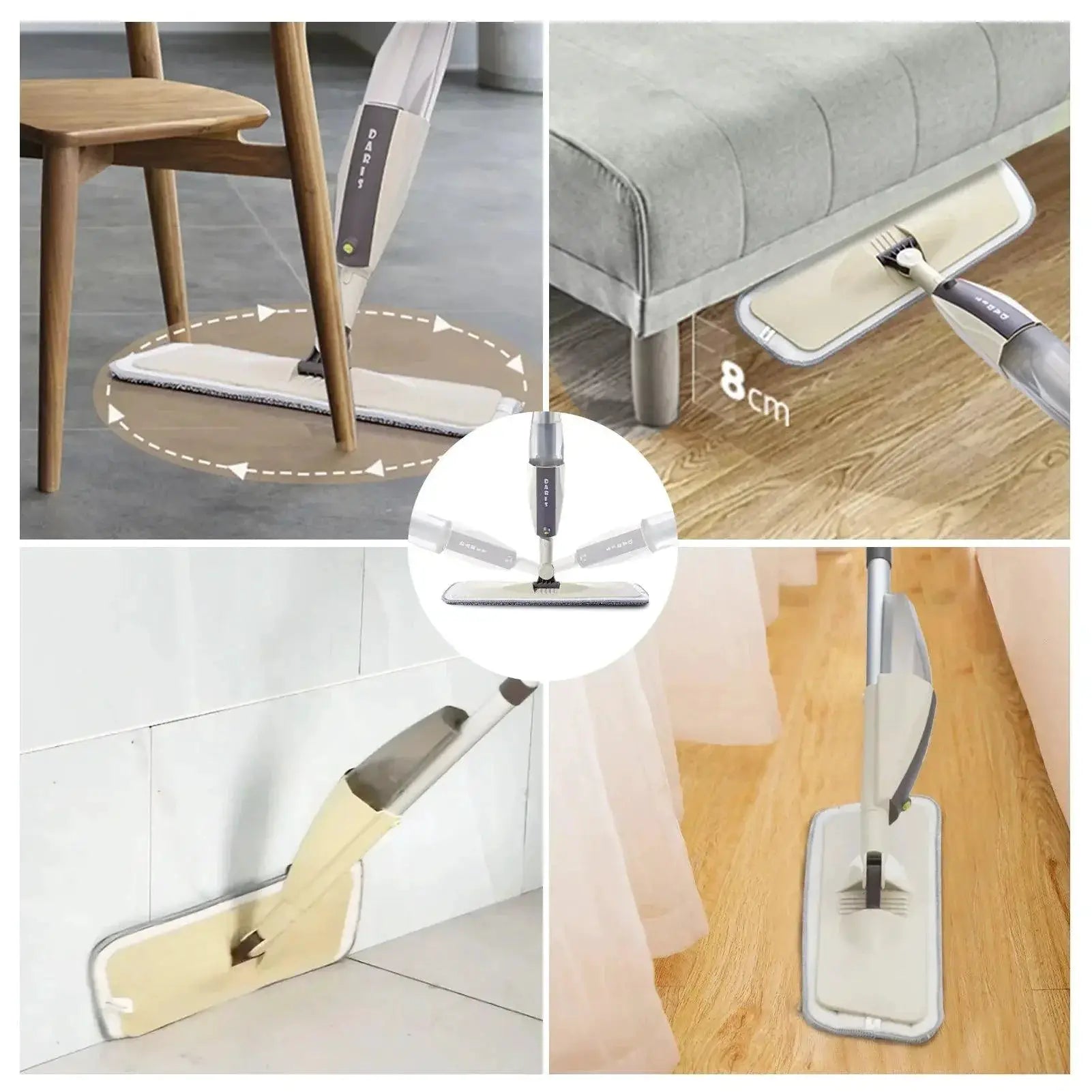 Magic Flat Mop Broom Set For Ultimate Home Floor Cleaning
