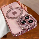 Clear Glitter Case - Magnetic And Anti Fingerprint