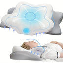 Cervical Orthopedic Memory Foam Neck Pillow