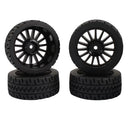 ZD Racing RC Tires Hex 12mm 1/12 Drift Rubber Set