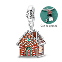 Merry Christmas Charm Bead Sterling
