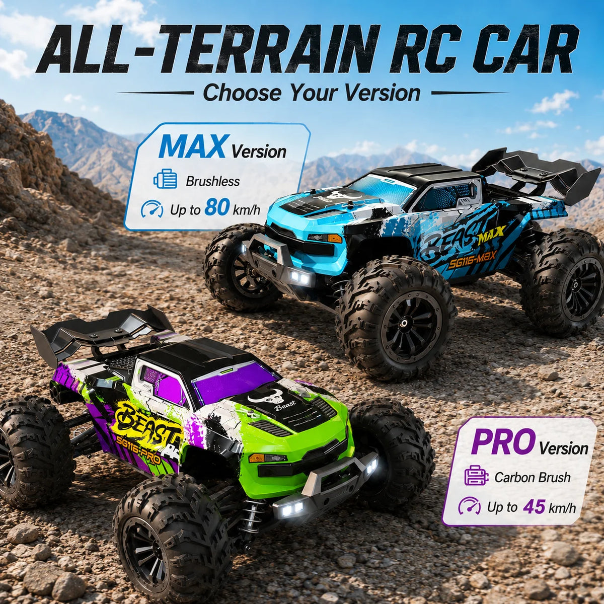 ZNLYRION RC Buggy Wheel Drive Off-Road PRO Vehicle Optional — product view 8