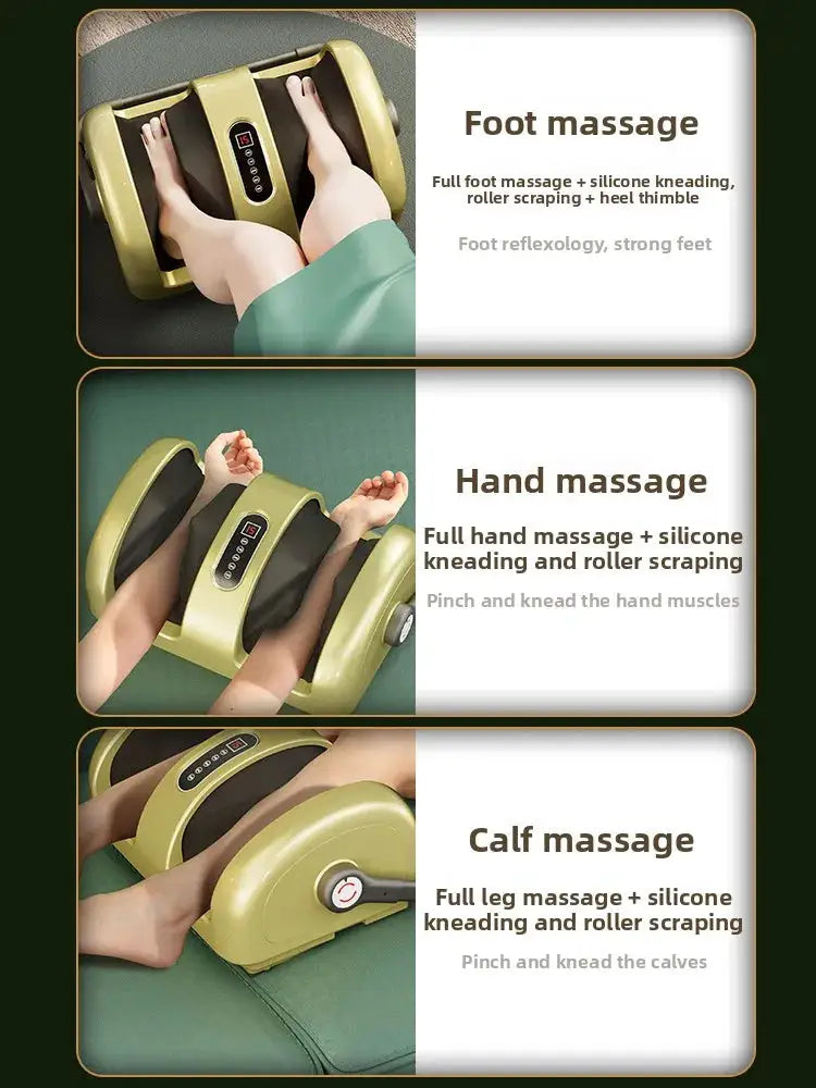 Fully Automatic Calf & Foot Massager, Kneading Massage Machine for Calf Muscle and Soles Relief