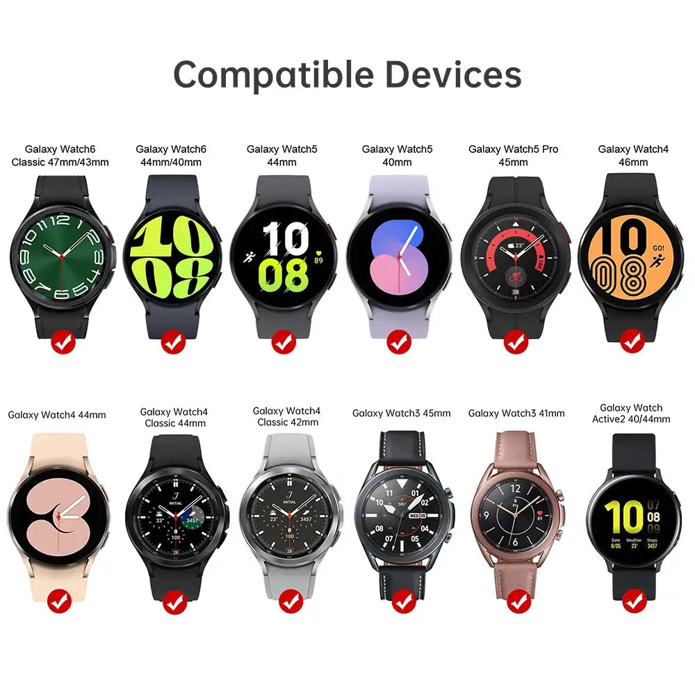 Wireless Magnetic Charging Dock Portable USB C Watch Charger Cable Wireless Smart Watch Accessories for Samsung Galaxy Watch 8/7