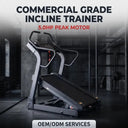 K Fit Motorized Treadmill With Adjustable Incline For Gym Cardio