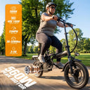 Smooth Ride Folding Electric Bike