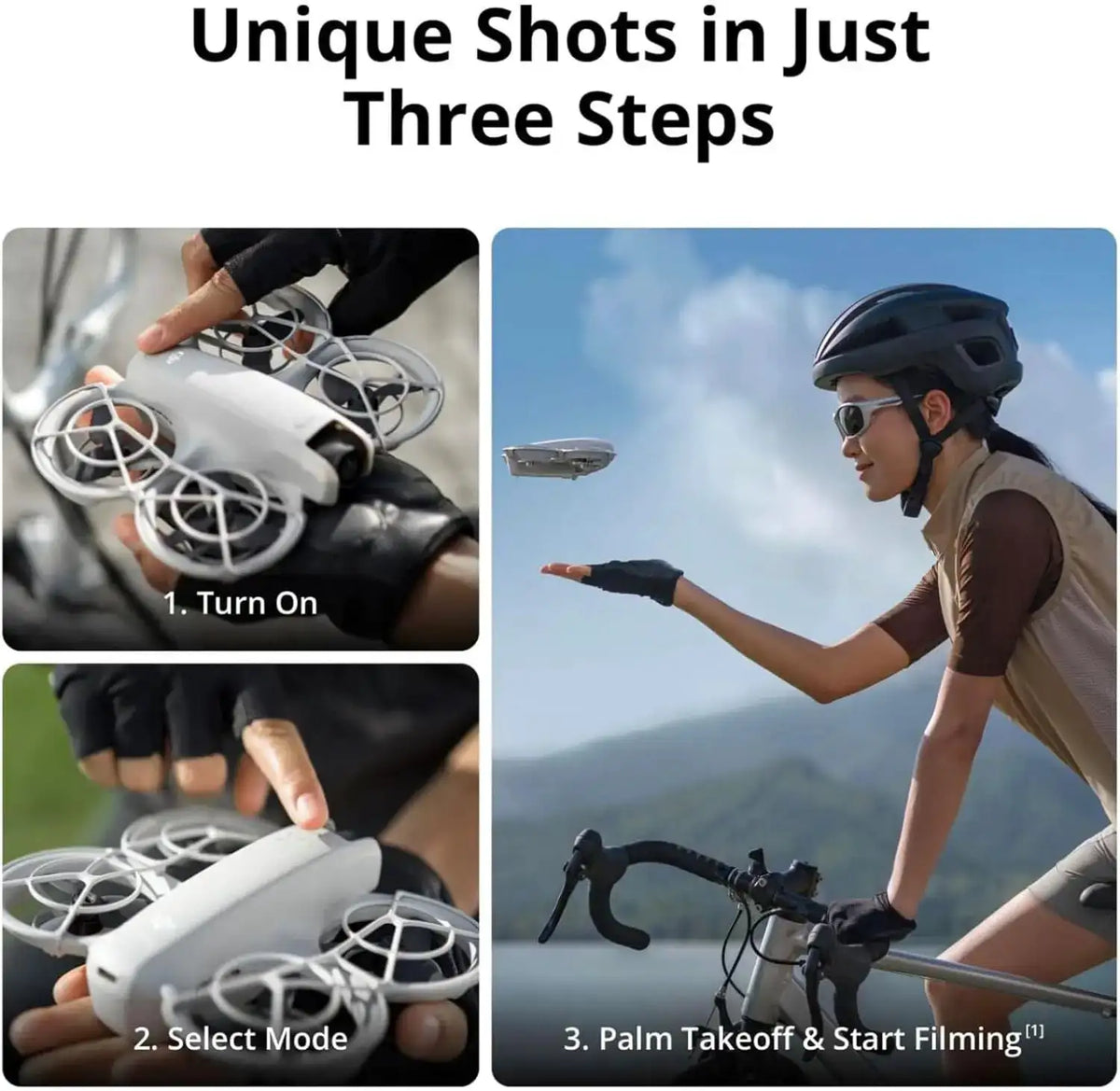 Dji Neo Drone - Cam Palm Takeoff — product view 3