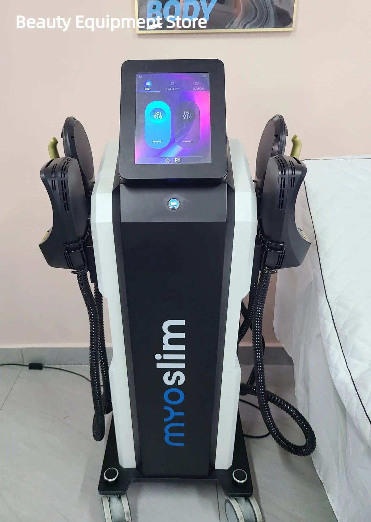 EMS Body Sculpt 6500w Body Slimming Fat Burning Muscle Sculpting Electromagnetic Muscle Stimulate Therapy Build Muscle Machine