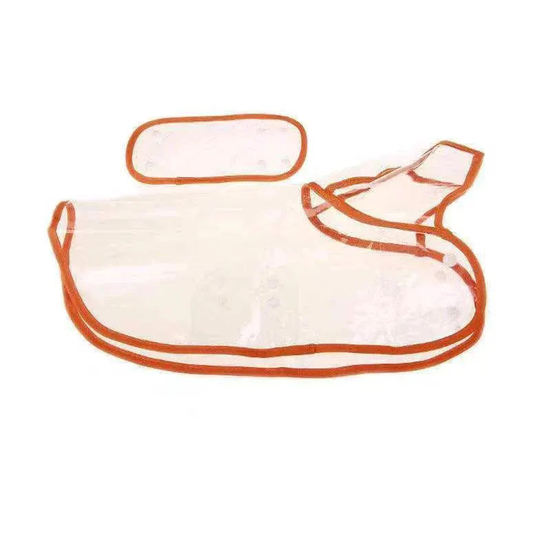 Transparent Dog Raincoat Hooded Waterproof Jacket for Pets
