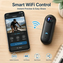 Mini Magnetic Camera - Secure Helmet Mount