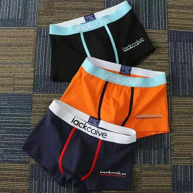 Men's Breathable Cotton Boxer Shorts Set For Sports L-3XL