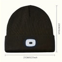 LED-Lit Knit Beanie USB-Rechargeable 4-Light