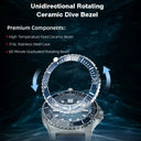 Men Luxury Solar Powered Dive Watch