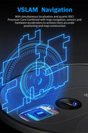 Robot Vacuum Cleaner ABIR X6PRO with 6000PA Suction