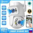 ZRHUNTER Smart PTZ CCTV Camera with AI Detection Night Vision
