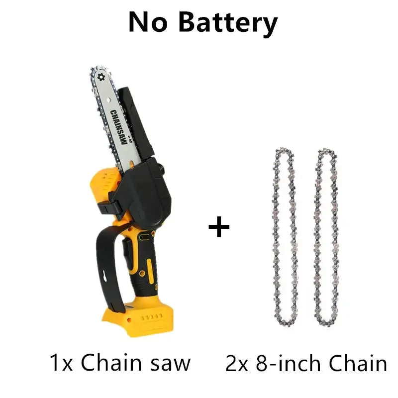 8 Inch Brushless Cordless Chainsaw For Pruning Excellence
