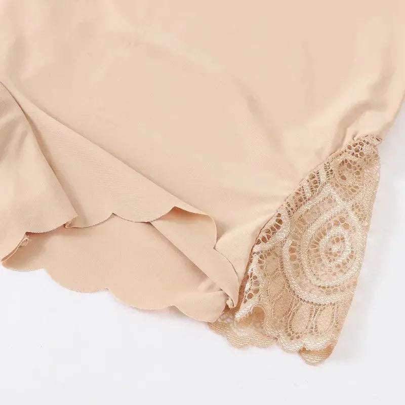 Ice Silk Lace Edge Safety Shorts for Women Comfort