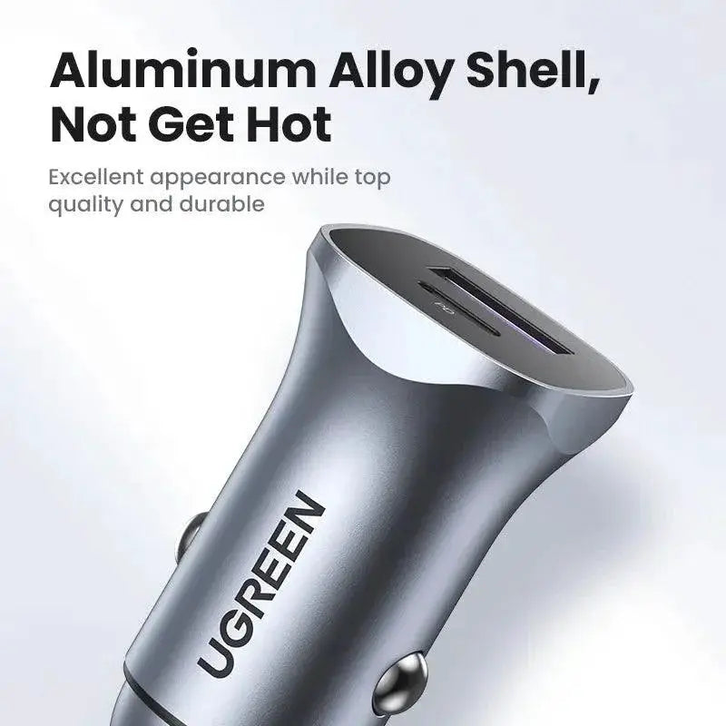 UGREEN Type C Car Charger 25W Fast USB Charging Efficient