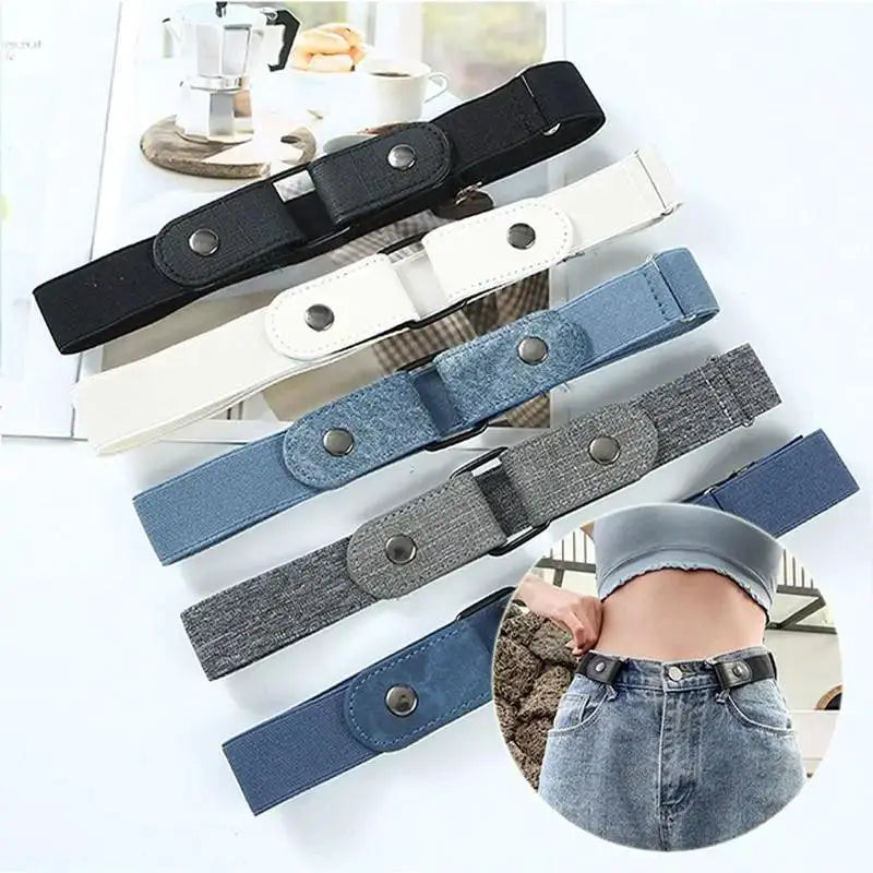 Elastic Waistband Belt Effortless Style and Comfort Solution