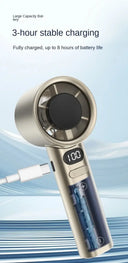 Bladeless USB Hand Fan 120 Speeds Portable Mini Cooler