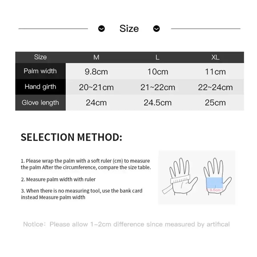 Autumn Winter Outdoor Cycling Gloves Touch Screen Nonslip