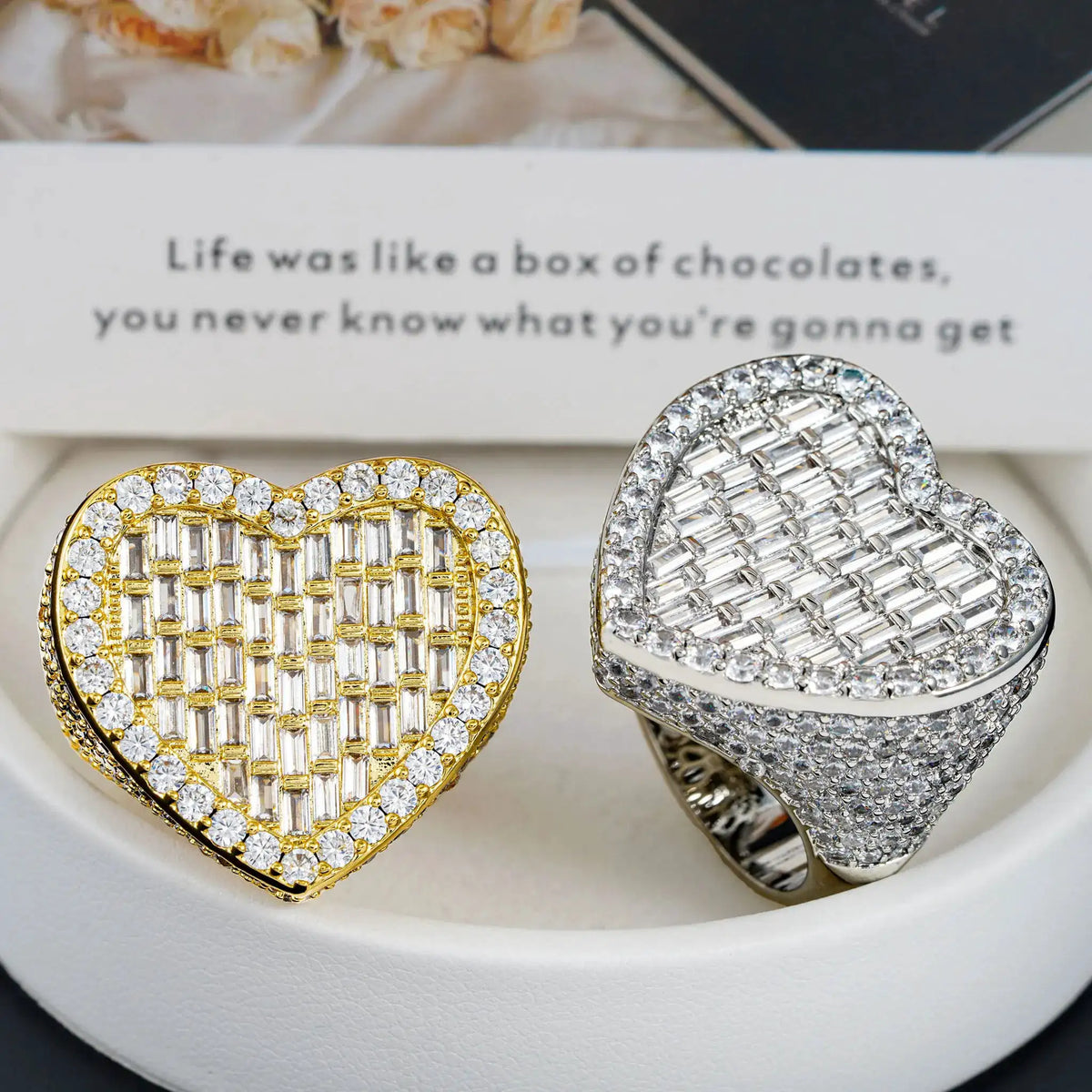 Classic Gold Plated Zircon Ring — product image 4